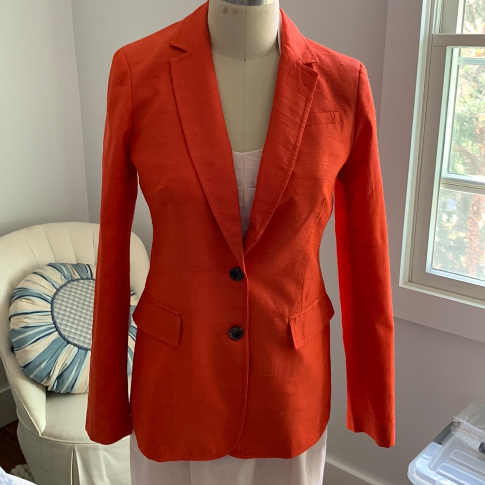 BR RAW-SILK BLAZER